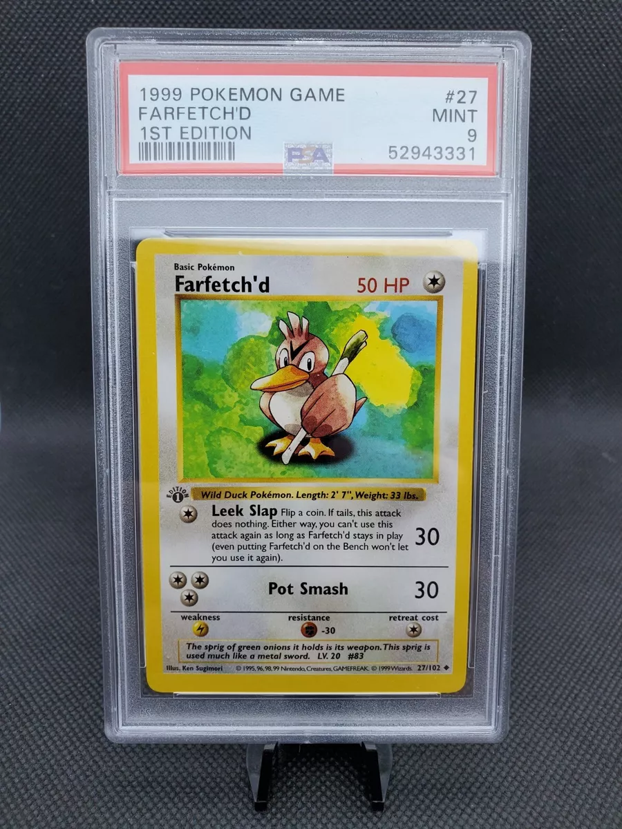 1999 Pokemon Farfetch'd - 1st Edition Shadowless