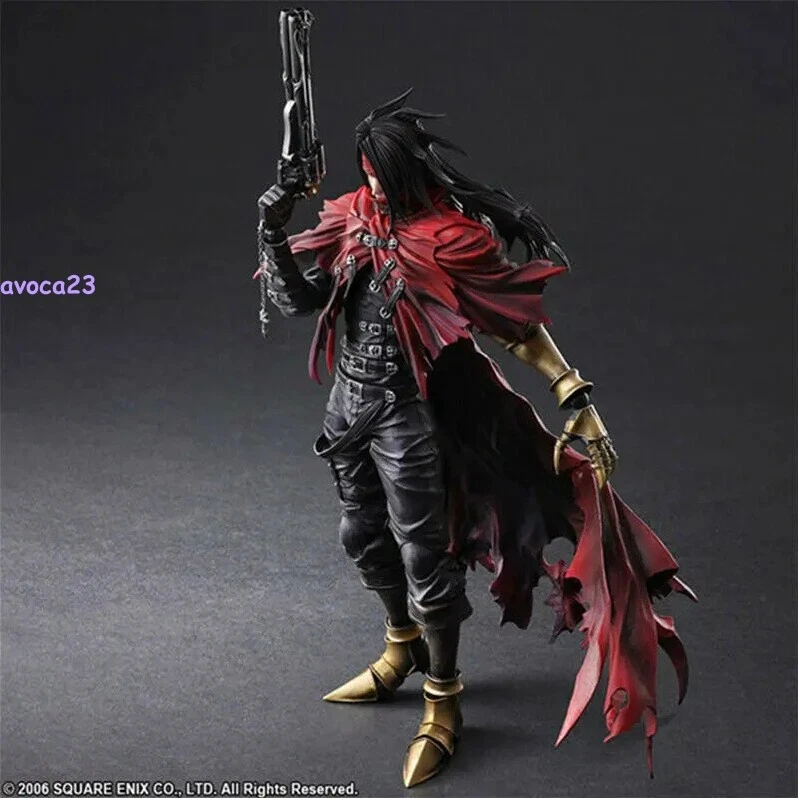 ¡En Estados Unidos! Figura de acción de PVC Play Arts Kai Final Fantasy VII Vincent Valentine nueva Foto 3 de 4