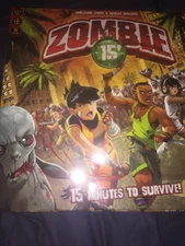 Zombie 15' board game - NEW in open box - Unpunched and unplayed - with CD
