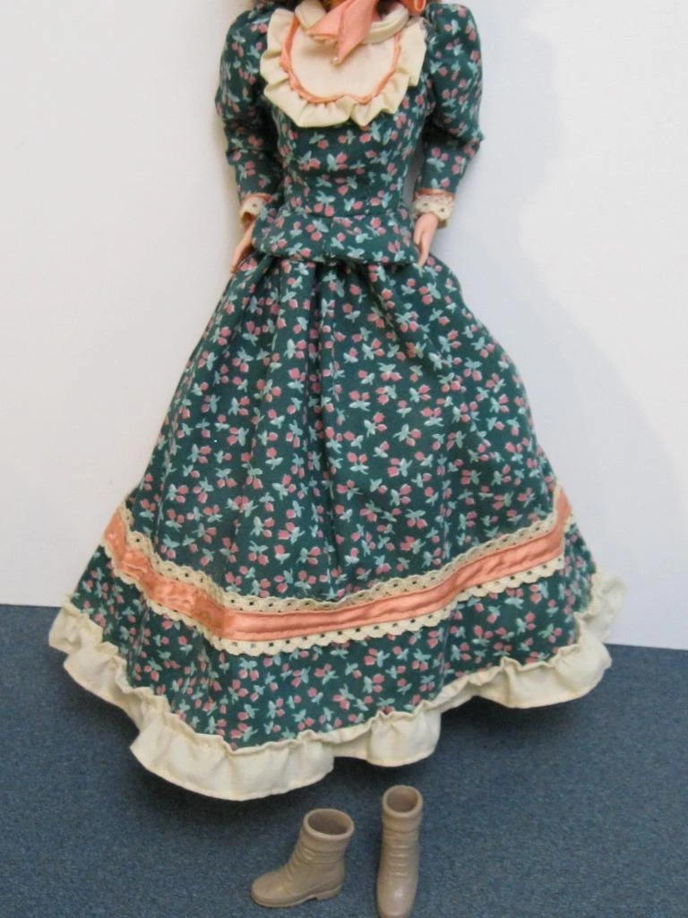 NEW BARBIE Doll Clothes PIONEER LITTLE HOUSE on the PRAIRIE FLORAL