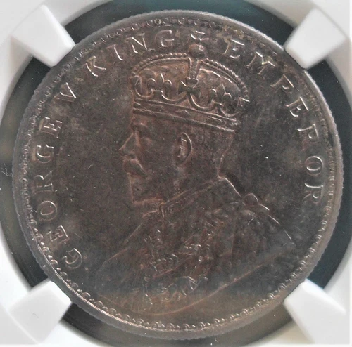  1918 ( C )  India Rupee, NGC AU 58 ,  nice silver  coin,  # 768, 21-1
