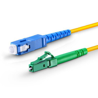 Glasfaserkabel LCA (8°) SCU SIMPLEX FritzBox Telekom 0,25m-75m gelb CONBIC  LWL