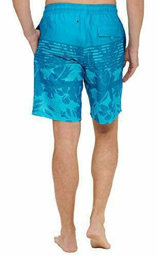 Kirkland Signature Men's Elastic Waistband Mesh Lined Swim Short Trunk - 第 7/24 張圖片