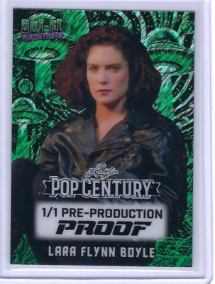 LARA FLYNN BOYLE 2025 LEAF METAL POP CENTURY PRE PRODUCTION PROOF