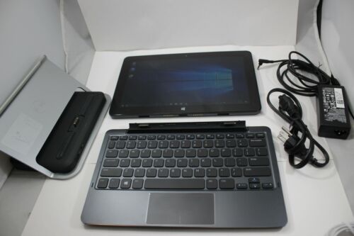 Dell 7139 Venue 11 Pro 10.8" 8GB 256GB SSD Window 10 Pro Tablet Docking Keyboard - Picture 2 of 10