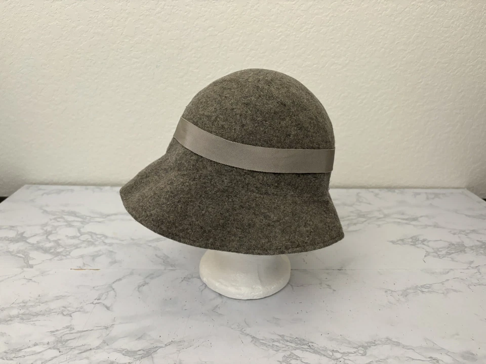 De Colección Graham Smith Kangol Sombrero Gris Damas Sombrero Exterior Cubo Lana M Foto 2 de 4