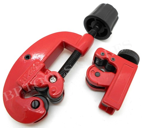2pc Pipe Cutters Copper Tubing Cutter Cuts Brass Aluminum Tube 1/8" to 1-1/8"