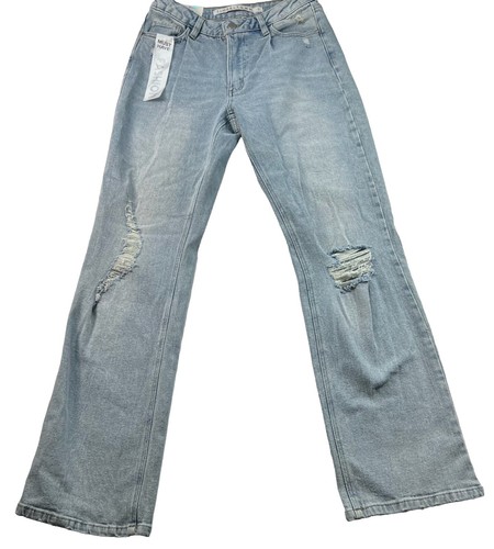 Tinseltown Womens Trendy Drawstring Denim Jogger Melanie Wash Size