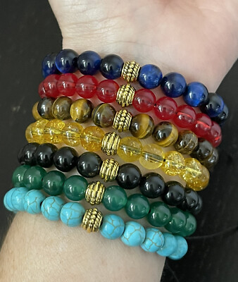 Set 7 Bracelets 7 Chakras Meditation & good energy for life