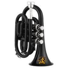 SOUND SAGA Pocket Trumpet With All Accessories Including Mouthpiece Case.