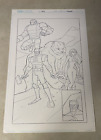 Avengers #2 original art Marvel 2011 Splash Darkstar Titanium Man Vanguard