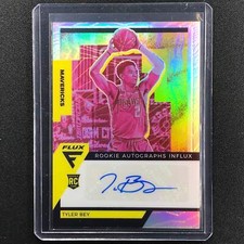 2020-21 Flux TYLER BEY Rookie Autographs Influx Silver Prizm #TBY
