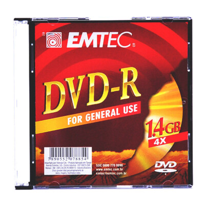 Emtec DVD: DVD-R 1x-8x, 4.7 GB