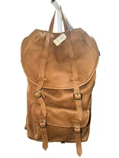 I Medici Trapani Large Leather Backpack – Full Grain Italian Leather – NWT