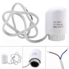 Stellantrieb F&uuml;r Fu&szlig;bodenheizung 230V Stromlos Offen/geschlossen Mit Adapter DA