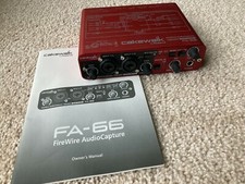 ROLAND CAKEWALK FA-66CW 6 IN / 6 OUT FIREWIRE...
