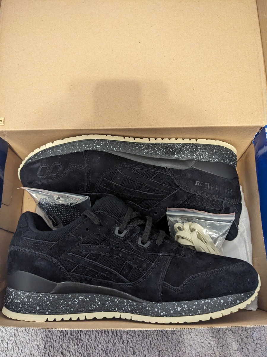 靴 ASICS Gel-Lyte III Reigning Champ Black ASICS Gel Lyte III x Reigning Champ Black (H53GK-9090