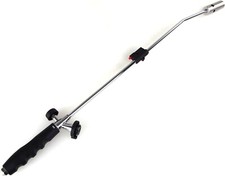 Weed Burner Adjustable Flame Permanent Weed Killing 76cm Alloy Steel Black New