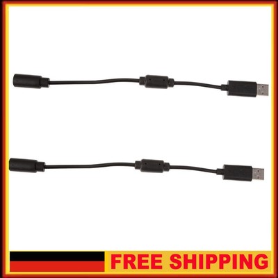2 PCS USB Breakaway Adapter Cable for Xbox 360 Wired Controllers