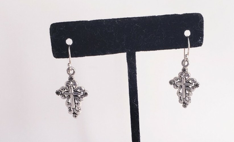 Unique Estate Scrollwork Signed Sterling Silver C… - image 2