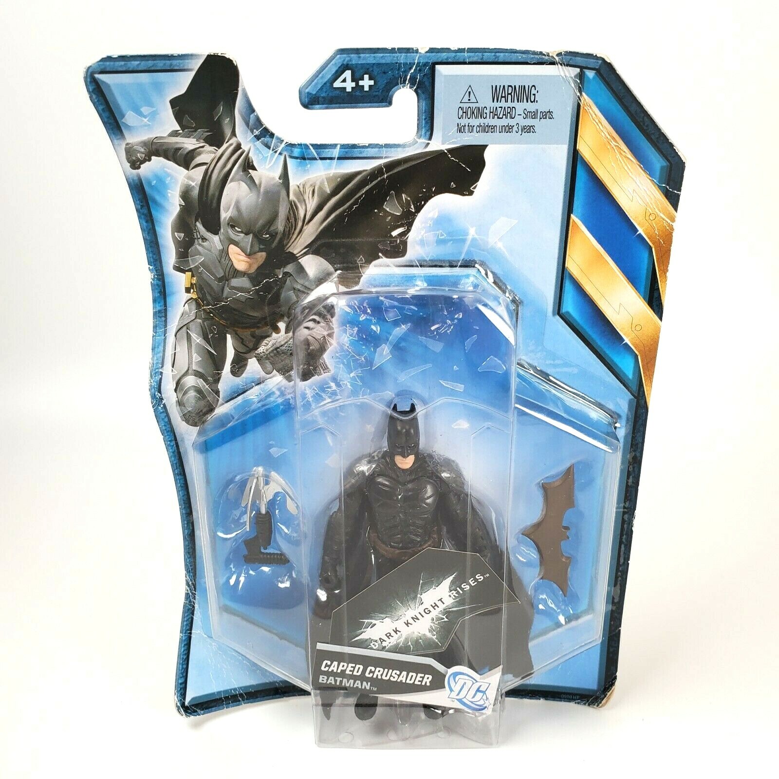 The Dark Knight Rises Caped Crusader Batman Figure NEW-image