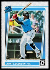 2021 Donruss Optic #99 Monte Harrison Crisis