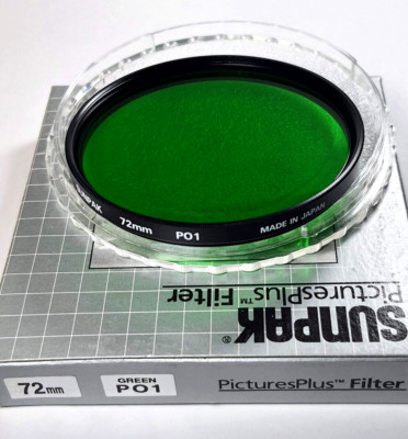 Genuine 72mm G-11 #11 PO1 Green Glass Color Conversion Lens Filter Japan Sunpak