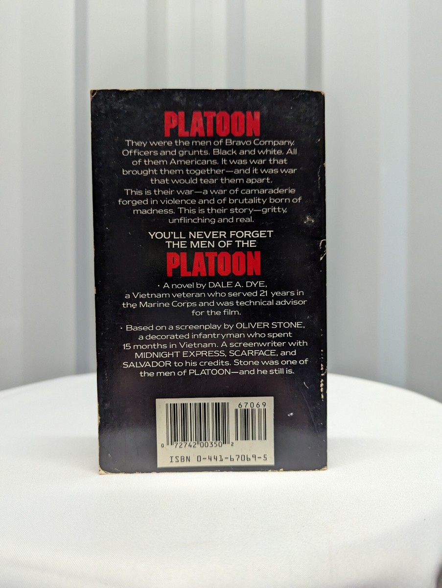 Platoon by Dale Dye - Vintage War Movie Novelization