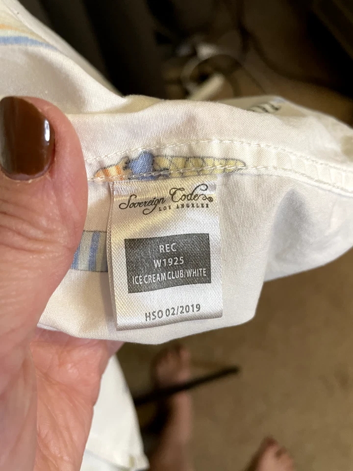 Sovereign Code, Los Angeles Men's Ice Cream Button Up Shirt Size S 100% Cotton - Image 3 of 4