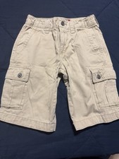 YOUTH BOYS CARGO TAN SHORTS ARIZONA JEAN CO REGULAR SIZE 10