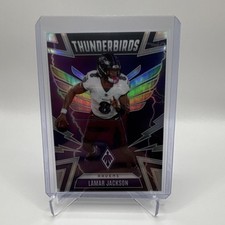 2025 Panini Phoenix Thunderbirds Lamar Jackson Ravens #4 Insert Football