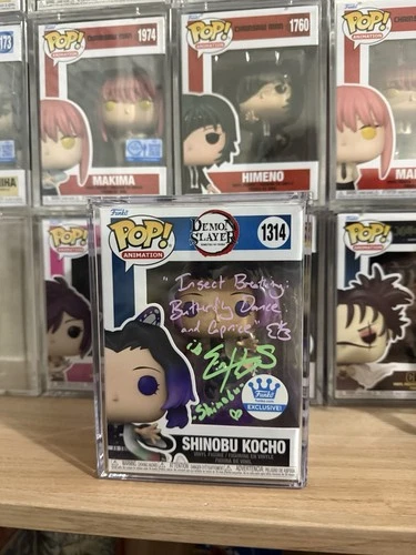 Demon Slayer Shinobu Kocho Funko Pop Signed & Quoted by Erika Harlacher
