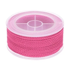 Nylon Thread Twine Beading Cord, 52ft Bracelets String Cord Rope, Dark Pink