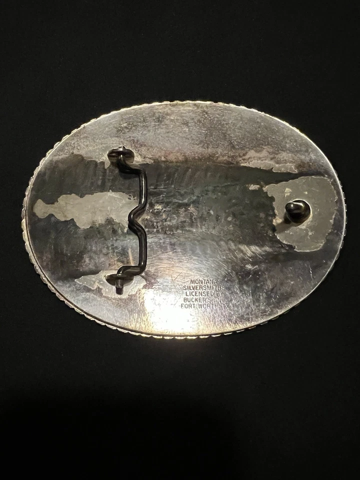 Montana Silversmiths Royal Pain King Kong Belt Buckle 1998 world champion  - Image 2 of 3