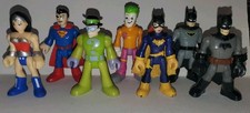 Fisher Price Imaginext DC Batman Superman Batgirl Joker Riddler Wonder Woman lot
