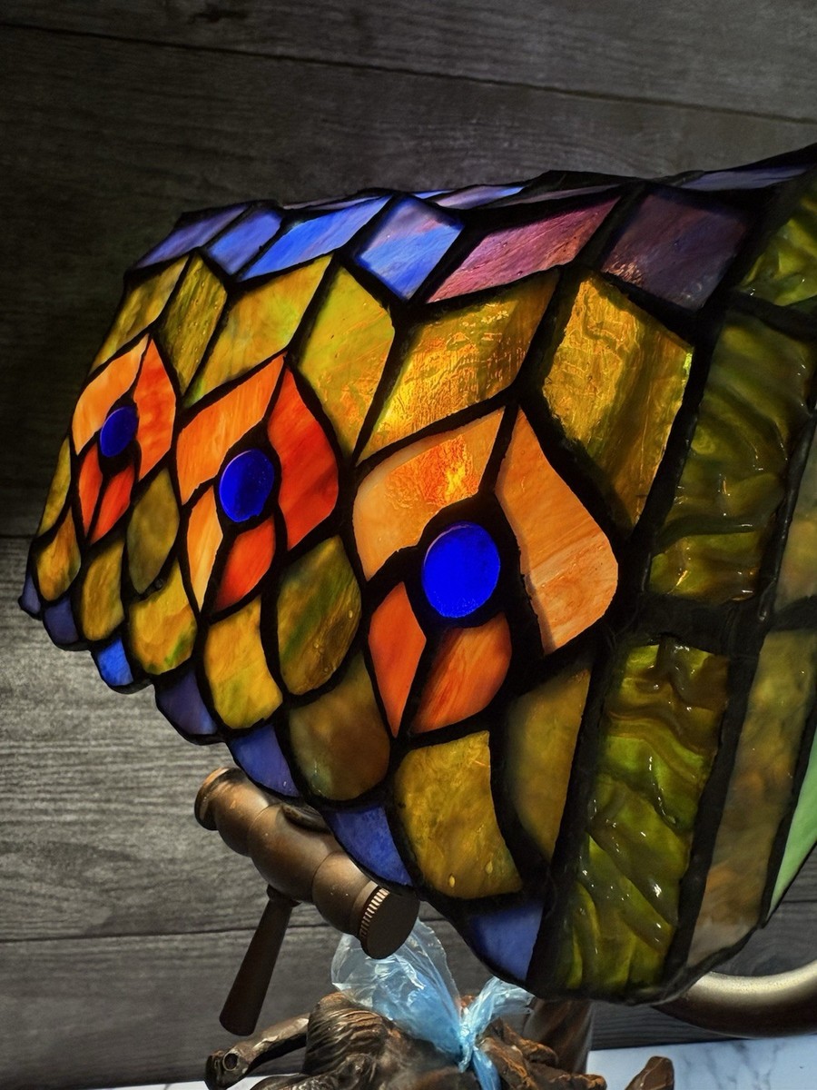 WAREHOUSE OF TIFFANY TABLE DESKTOP TIFFANY STYLE LAMP FREDERIC