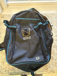 Discontinued Noble equine Black And Teal Equestrian Ring Bag