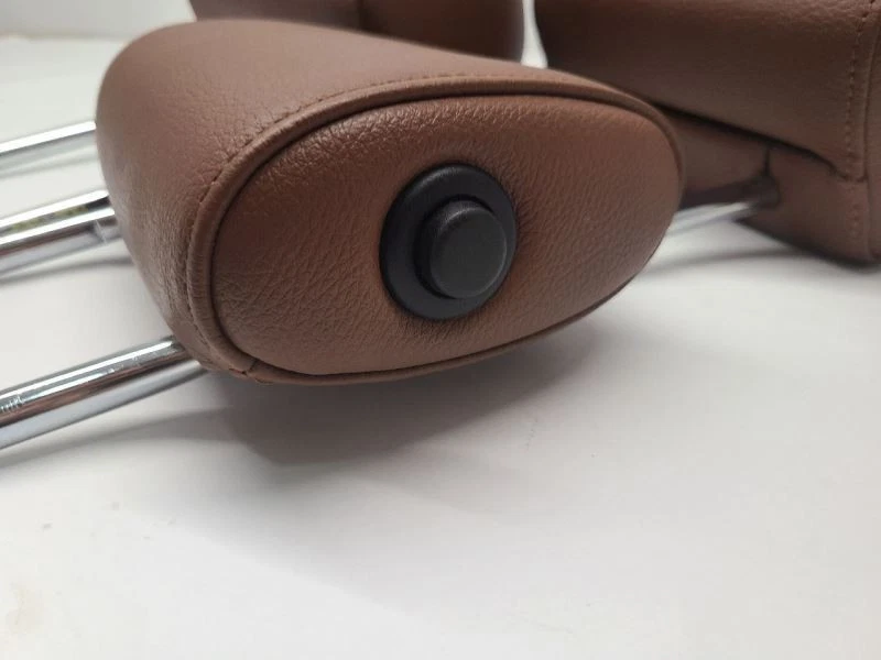 BMW 535i 2011-2016 RH LH CENTRO JUEGO DE 3 REPOSACABEZAS TRASERO CUERO MARRÓN Foto 2 de 4