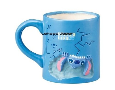 Disney Stitch Mischievous Mug Approx. 11 x 9 cm 200ml Blue Perfect as a Birthday