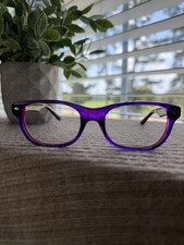 New Ray-Ban Junior RB 1555 3666 Clear Purple 46-16-125
