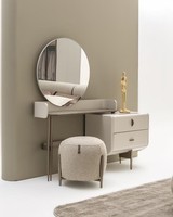 Schminktisch Set Konsole Spiegel Schlafzimmer Kommode Design Hocker Set