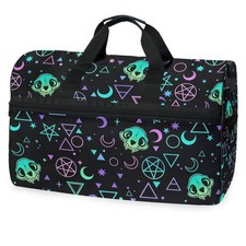 Travel Magic Skulls Sports Gym Bag Travel Luggage Overnight Bags for Men Wome...