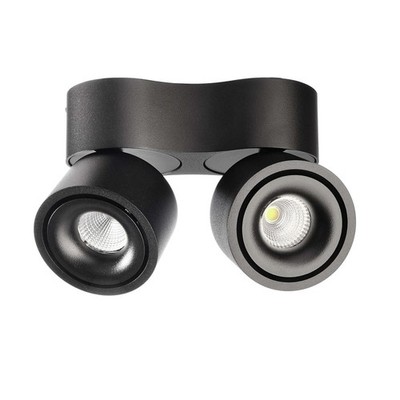 LED Deckenstrahler UNI II MINI DOUBLE TILT 21W, IP20, 2-flammig, CRi >90, kardan