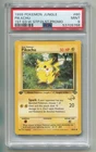 1999 WOTC POKEMON JUNGLE 1ST EDITION PIKACHU 60/64 W STAMP DUELIST PROMO PSA 9 B