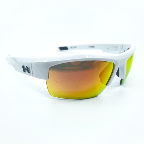 Under Armour Igniter 8600028-5241 White Sunglasses 65-20-132 Wrap Sport Eyewear