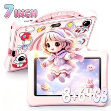 7 inch Android 13 Tablet 8GB 64GB Octa-Core Dual Cameras 6800mAh For Kids Gift