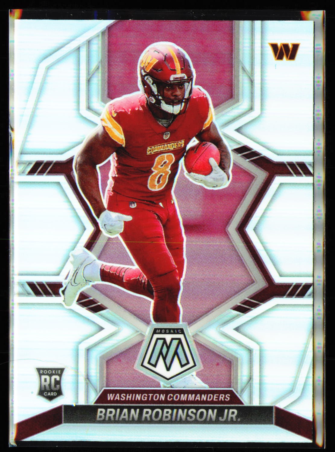 2022 Panini Mosaic Brian Robinson Jr. RC Silver #322 Washington Commanders