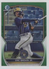 2023 Bowman Chrome Prospects Green Refractor 8/99 Eric Brown Jr #BCP-41 08jr