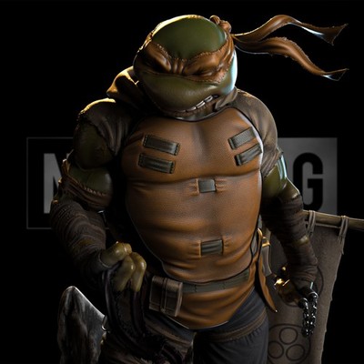 Michelangelo (Last Ronin ver.) Figure / Statue various sizes