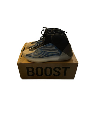 YEEZY BOOST QTNM QZ8872 SNEAKER MENS SZ 12 1/2 BLUE WHITE BLOX INCLUD